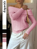 Dili Elegance Temperament Wool Long-Sleeved T-Shirt Sweater Women's Clothing 2025 Autumn And Winter