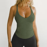 Dili 2025 Summer Y2K Sexy Knitted Thread Sling Vest Women's Clothing