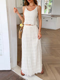 Dili Vacation Leisure Wind Sling Seaside Atmosphere Two Sets Of Women's Clothing 2025 Spring And Summer Explosion