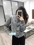 French Small Scented Sweater Coat Woman 2025 New Autumn And Winter Heavy Queued Lyre Tuded Feathers Knitted Open Shirt