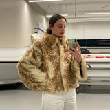 Fashion Famous Temperament New Collar Spot Imitation Fur Jacket 2025 Environmental Protection Fur