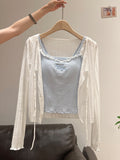 Summer Beautiful With Slings With Sun Protection Jacket Women 2026 New Lemon Sea Salt Wearing A Unique Beauty Top