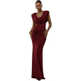 2025 Quash New Fashion Design Tight Body Slim Dress Temperament Sexy Bag Hip Dress