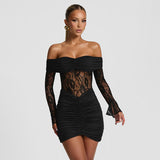 New Fashion Sexy Braided And Sleeve Lace In Autumn 2025