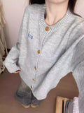 Soft Sweet Sweater Cardigan Jacket Women Autumn 2025 New Super-Good Looking Loose Lazy Knitted Shirt Top