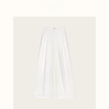 2026 Spring New 'Virtual Character' South Korea Flattened Double-Headed Zipper Shirt Double-Folded Leg Pants