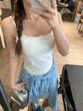 Spice Lace Splicing With Chest Cushions Of The Beauty Back Sling Woman 2026 Summer New Commute Wearing A Solid Inside Cloth