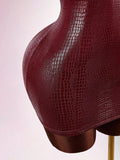 New Solid Color Temperament Dark V Low-Collar Body Sexy Sling Bag Hip Dress Dress Women's Dress