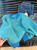 Small Fragrant Yellow Short Sweater Coat Women's Spring And Autumn New Lazy Wind Small Autumn Knitted Shirt Top