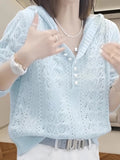Advanced Sense Of Loose Long Sleeve Hooded Knitted Jersey Spring 2025 New Fashion Stylish Design Thin Sweater