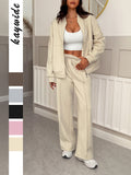 Dili Casual Holiday Jacket Jacket Trousers Two Sets Of Women's Clothing 2025 Autumn And Winter
