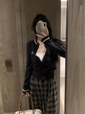 2025 Early Autumn New Three-Dimensional Logo Embroidery Knitted Cardigan Women's Loose Sweater Coat High-End Feel Top