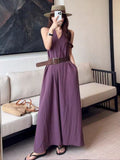 Pure Temperament Hanging Neck V-Neck Dress Women's Summer 2026 New Waist-Skinny Fashion High-End Vest Dress