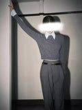 Fake Two Intellectual Style Sweaters Can Be Unpacked And Bumped Knitted Shirts In The Spring New Top