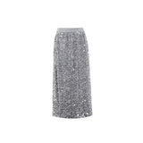 Spring And Summer New Half Dress Eye-Catching Sharp Velvet Velvet Velvet Ambiance Daily Gorgeous Blingbling Half Skirt