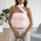 Dili Y2K Babes Fashion Around The Neck Of The Waist Vest Women's Clothing 2026 Spring And Summer