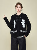 Fair Island Plus Thick Sweater Jacket 2026 Autumn Winter Lace Under The Bottom Shirt