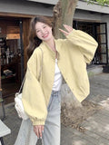 Super Good-Looking Milky Yellow Coat Women's Short 2026 Early Autumn New Korean Lazy Casual Fashion Ocean Jacket