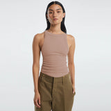 2025 Summer New Y2K Hottie Bare Sleeveless Vest Thread Inside The Inside Wear Bm Top
