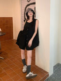 Extremely Simple Wind Round-Neck Sleeveless Vest Vest Casual Shorts Set 2026 Summer New Fashion Two-Piece Set Of Women's Tide