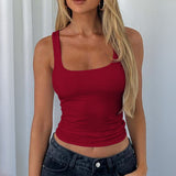 Dili Y2K Hot Babes Pure Summer T-Shirt Vest Women's Clothing 2025 Spring And Summer