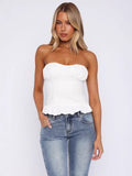 Dili Y2K Hottie Breast-Weared Waistcoat Girl Top Dress Women's Clothing 2026 Spring And Summer