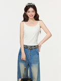 Lace Spliced Huge Good-Looking Top Two Sets Of Women 2026 Spring Cardigan Hottie Sexy Sling