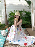 2026 Summer New French Sexy Sling With Sling Dress Fashion Design Feel Holiday Style Pure Dress Woman