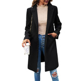 Dili Hair Jacket 2025 Autumn And Winter Pure Color Temperament Commuting Cardigan Coat