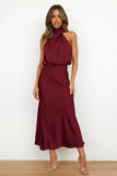 2026 Spring And Summer Hot Sale Acetic Acid Fascination Dress Toast Bridesmaid Elegant Famous Sleeveless Evening Dress Woman