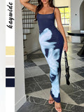 Dili Temperament Elegant Wind Small Sling Print Dress Dress Women's Dress 2025 Summer