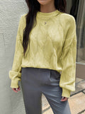 Dili Casual Simple Style Long Sleeves And Bottom Sweaters Women's Clothing 2025 Autumn And Winter