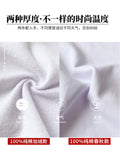 Pure Cotton Long-Sleeved T-Shirts In The Long Spring And Autumn Coat Wearing A Bottom Shirt White Open Fork Loose Large Code