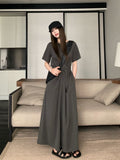 Tea Break French Temperament Dress Dress Women Summer 2026 New Pear-Shaped Body Waist Thin Hepburn Style Dress