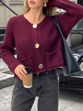 Dili Leisure Vacation Premium Hairy Long Sleeve Shirt Sweater Women's Winter 2025