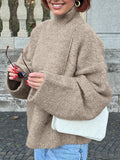 Dili Casual Wool Long-Sleeved Coat Sweater Women's Clothing 2025 Autumn And Winter