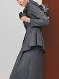 Fashion Temperament Royal Sister To Repair The Suit Half Dress Suit For Many Seasons Wearing A Windcoat Inside Southeast Asia