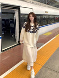 Fair Island Sweater Women's Autumn/Winter 2025 New Loose Lazy Soft-Masted Christmas Atmosphere Sentenced Small Blouse