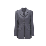 The Stitined Strap-Fitting Suit 100-Folded Skirt Old Money Style Suit High-Witted Long-Termism Wears Vietnam