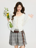 Gentle Style Temperament Fake Two Long Sleeves With T-Shirts 2026 Spring Design Slimming Bottom Shirt Top