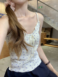 Designing A Bow With Wooden Ear Sling Vest 2026 Summer New Pure Lust Wind Set Small Top
