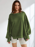 Ebay Open Fork Sweater Women's Fashion Sports T-Shirt Knitted Shirt Long-Sleeved Top Coat Design Sense