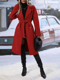 2025 New Solid Color Collar Plus Thick Dragon And Phoenix With Double Buckle Plus Long Wind Jacket Woman
