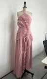 Women's Fashion Folds Hanging Neck Sexy Dress Holiday Seaside Dress Hottie Hanging Neck