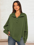 2025 Explosion Design Women's High-Quality Lantern Sleeve Decorative Line Open-Line Flipping Loose Wear