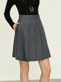 Spring And Summer New Seoul Academy Deconstruction Cold Pressure Fixed Type A Short Version Of The TR Twill Skirt Trousers Woman