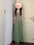 Mintman Bo Ambience Mesh Sling Dress Women's Summer French Fashion Thin Chic Small Crowd Skirt Tide