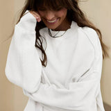Hot Selling New Tunic Coat Women's Loose Casual Fashion Brand Round Collar Top Commuting Women's High Sense