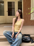 Anti-Walking Low-Necked Small Sling Vest Women Wear 2026 Summer New Sleeveless Thick Bottom Cloth