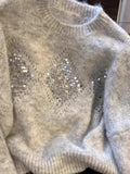 French Oceanic Heavy Industry Limei Round-Neck Sweater Women's New Small Cotical Loose Thin Knitted T-Shirts In Autumn And Winter